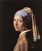 VERMEER VAN DELFT, Jan Girl with a Pearl Earring er China oil painting reproduction